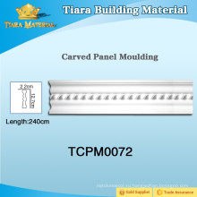Высококачественные пластмассовые настенные молдинги для потолка и стены TCPM072